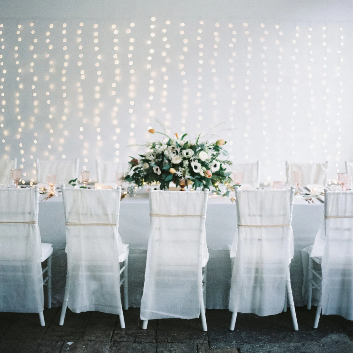 Core Connect2m X 2m 192er LED Lichtervorhang Warmweiß Koppelbar Transparentes Kabel 8 Core Connect2m X 2m 192er LED Lichtervorhang Warmweiß Koppelbar Transparentes Kabel – Bild 6