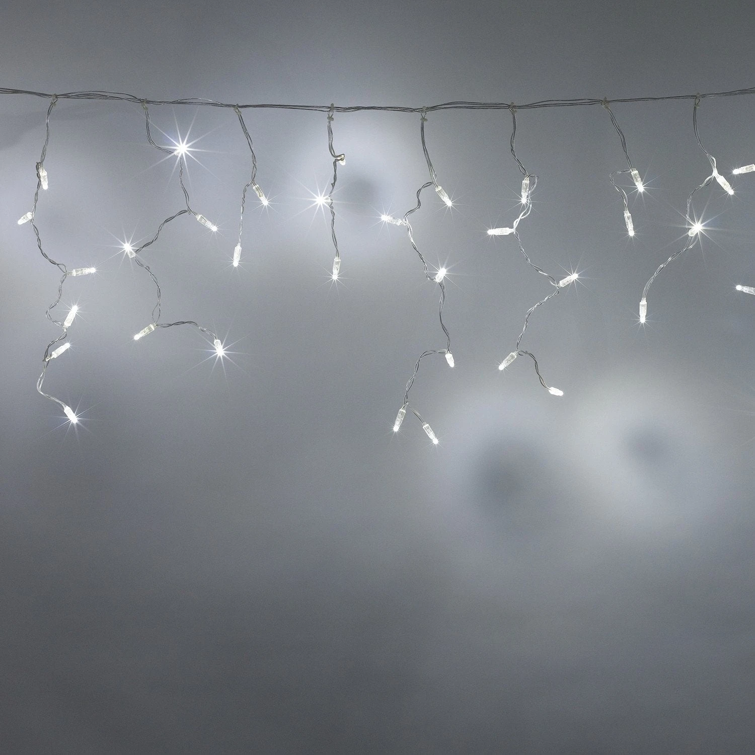 Core Connect 6m 192er LED Eiszapfen Lichterkette Weiß Koppelbar Transparentes Kabel 5 Core Connect 6m 192er LED Eiszapfen Lichterkette Weiß Koppelbar Transparentes Kabel – Bild 3