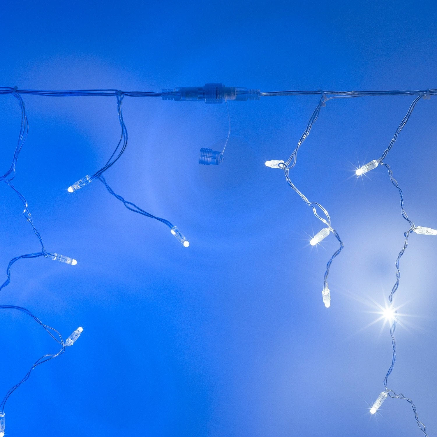 Core Connect 20m 640er LED Eiszapfen Lichterkette Weiß Koppelbar Transparentes Kabel 7 Core Connect 20m 640er LED Eiszapfen Lichterkette Weiß Koppelbar Transparentes Kabel – Bild 5