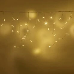 Core Connect 2m 64er LED Eiszapfen Lichterkette Warmweiß Koppelbar Transparentes Kabel 13 Core Connect 2m 64er LED Eiszapfen Lichterkette Warmweiß Koppelbar Transparentes Kabel -Geschäft Für Dekorative Beleuchtung ML64YWC Warm White LED Icicle Light christmas wall P8