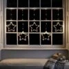 100er Micro LED Sternen Lichtervorhang -Geschäft Für Dekorative Beleuchtung PL20018EU LED Stern Vorhang Lichterkette Micro 5er Set Warmweiss Fenster Deko Schmuck Beleuchtung Weihnachten Advent Tur Herbst