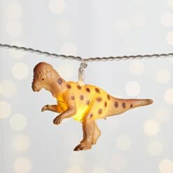 20er Bunte Lichterkette Dinosaurier -Geschäft Für Dekorative Beleuchtung PL20031EU 20er bunte Dino Lichterkette Kinderzimmer nah 1