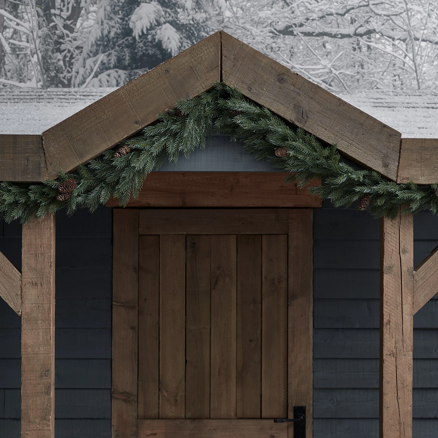 1m LED Weihnachtsgirlande Außen Mit Tannenzapfen 7 1m LED Weihnachtsgirlande Außen Mit Tannenzapfen – Bild 5