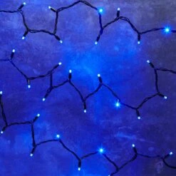 Pro Connect 105m 1050er LED Lichterkette Blau Koppelbar Schwarzes Kabel -Geschäft Für Dekorative Beleuchtung PR50BB 50er LED Lichterkette blau Pro Serie schwarzes Kabel P1 cc5ab6f6 6991 46ed bd92 b3e91192788f