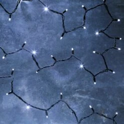 Pro Connect 20m 200er LED Lichterkette Weiß Koppelbar Schwarzes Kabel -Geschäft Für Dekorative Beleuchtung PR50WB 50er weisse LED Lichterkette schwarzes Kabel Pro Serie 859ae00a 25c2 483c a9d6 359d38cabe98