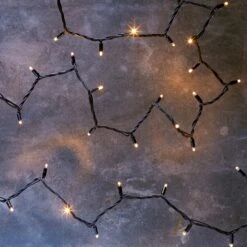 Pro Connect 105m 1050er LED Lichterkette Gold Warmweiß Koppelbar Schwarzes Kabel -Geschäft Für Dekorative Beleuchtung PR50YWB LED Lichterkette gold warmweiss schwarzes Kabel Pro Serie 707781e9 8c33 45ba a3d4 bbd74b24dae2