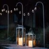 Garten Schäferstab -Geschäft Für Dekorative Beleuchtung SH18W Shepherd s Crook Garden Hook Lanterns Festoon Lights P1