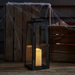 Große Porto Solar Laterne -Geschäft Für Dekorative Beleuchtung SL17004 Porto Grosse Solar Garten Lanterne