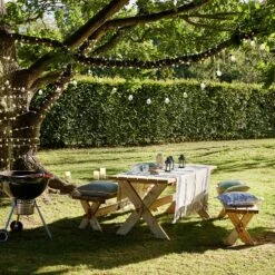 20er Zirkus Solar Party Lichterkette Warmweiß 9 20er Zirkus Solar Party Lichterkette Warmweiß -Geschäft Für Dekorative Beleuchtung SL17010 Warm White Solar Festoon Lights Outdoor Picnic Bench P4