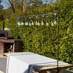 15er Party Lichterkette Solar Schwarzes Kabel 8 15er Party Lichterkette Solar Schwarzes Kabel -Geschäft Für Dekorative Beleuchtung SL19006 15 Warm White Drop Bulb Solar Festoon Lights Bench P3