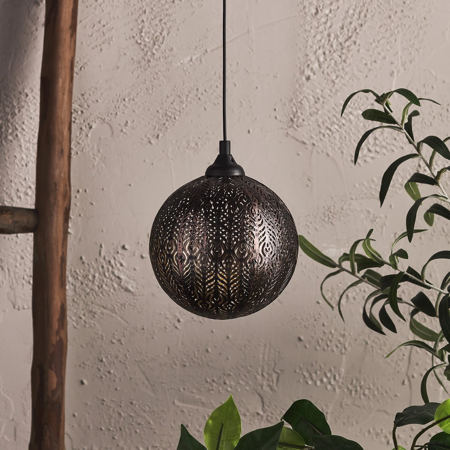 Marokkanische Solar Hängelampe Kugel 5 Marokkanische Solar Hängelampe Kugel – Bild 3