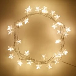 30er LED Lichterkette Stern Warmweiß -Geschäft Für Dekorative Beleuchtung SLF 30 FS TYW EURO Star Fairy Lights P5