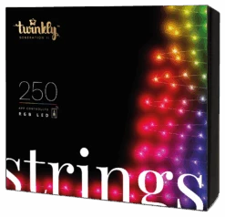 Twinkly 20m Smarte Lichterkette Bunt Mit 250 LEDs -Geschäft Für Dekorative Beleuchtung TW20003 Twinkly smarte Lichterkette