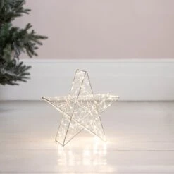 35cm LED Stern Weihnachtsdeko Außen -Geschäft Für Dekorative Beleuchtung XX1910 Kleiner Aussen 3D Mikro LED Stern Innen P2